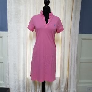 Pink Collared Short Sleeve Johnnie-O Dress